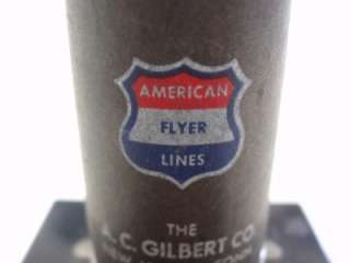   on a AMERICAN FLYER DIESEL HORN GENERATOR A C GILBERT NEW HAVEN CONN