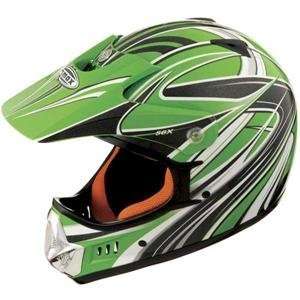  GMax GM56X Helmet   Small/Green/Black/White Automotive