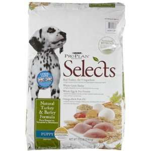   Plan Selects Natural Puppy   Turkey & Barley   17.5 lb (Quantity of 1