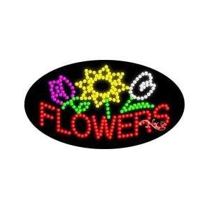  LABYA 24042 Flowers Animated Sign