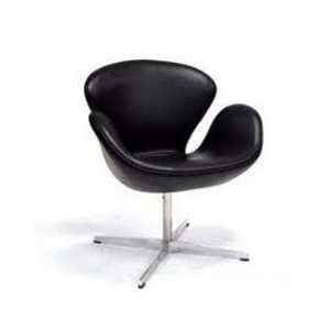  Swan Leather Chair by Mod Decor
