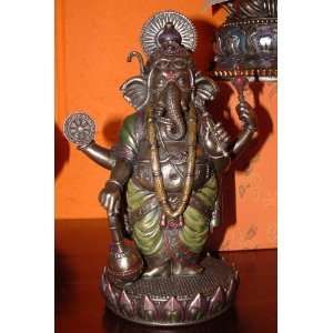   On Lotus   Collectible Hinduism Sculpture Statue