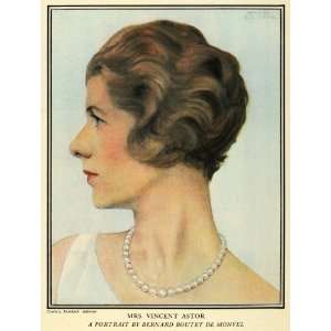  1933 Print Vincent Astor Helen Huntington Portrait Art 