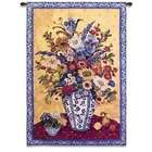 Fine Art Tapestries Suzannes Blue and White Small Wall Hanging