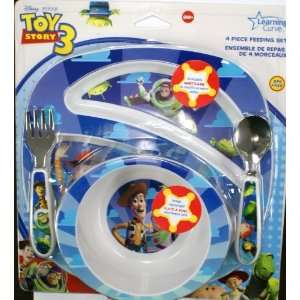  : Disney The First Years Toy Story 4 piece BPA FREE Feeding Set: Baby