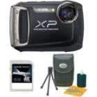   XP100 14MP Black Rugged Digital Camera, Starter Kit and 8GB SDHC Card