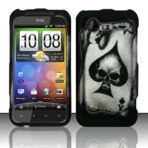 For HTC DROID INCREDIBLE 2 S Hard Rubberized Cover Phone Case SPADE 