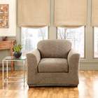  Stretch Faux leather Wing Chair Slipcover