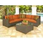 Chicago Wicker Melrose 5 PC Sectional Seating Group.