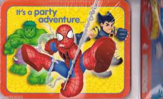  SUPER HEROES INVITATIONS ~ Birthday Party Supplies 726528174671  