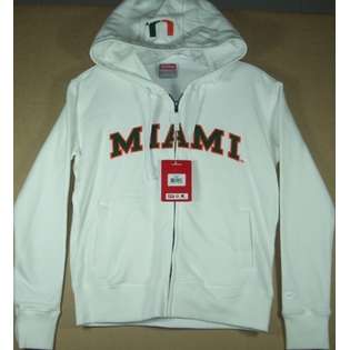 Miami Hurricanes Womens Titan Full Zip Sweatshirt  Colosseum Fitness 
