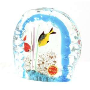  Murano Glass Fish Paperweight or Accent Piece: Office 