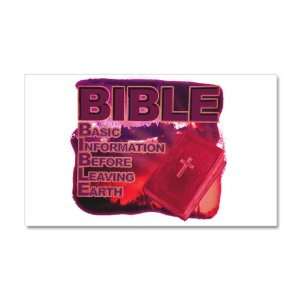  22 x 14 Wall Vinyl Sticker BIBLE Basic Information Before 