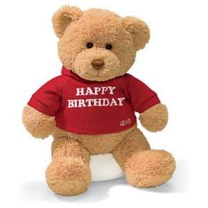    Happy Birthday Teddy Bear   12 By Gund 15412: Toys & Games