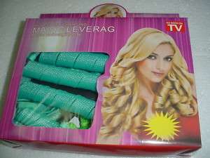 Magic Leverag Circle Hair Styling Roller Curler 18 pcs  