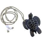 Necklaces   Tribal Horn Turtle (LRG) Pendant Necklace with Adjustable 