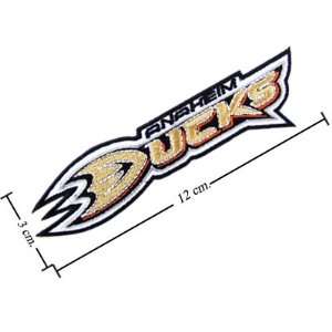 3pcs Anaheim Mighty Ducks Logo 1 Embroidered Iron on Patches Kid Biker 