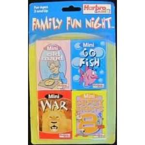  Family Fun Night card Games 4 pack: Toys & Games