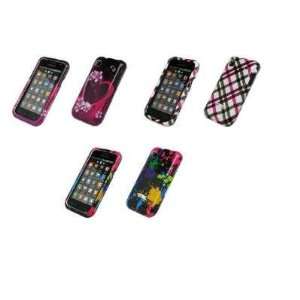   of Snap on Case Covers (Heart Flower, Hot Pink Plaid, Paint Splatter