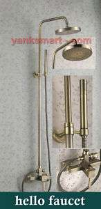 Antique Brass Faucet shower Bathroom Mixer Tap HF8002  