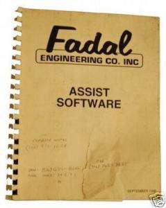 Fadal Assist Software Manual  