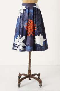 Anthropologie   Full On Floral Skirt  