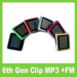   Clip 8GB 1.8 LCD Fm Video Player / MP4 MIX 7 colors Blue FREE SHIP