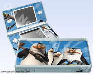 Nintendo DS Lite Skin Vinyl Decal   Madagascar Penguins #2  