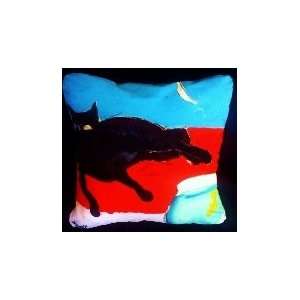    Flynn Cat Decorative Pillow by Tony Curtis 