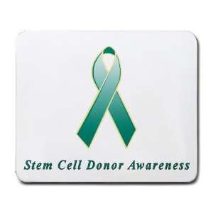  Stem Cell Donor Awareness Ribbon Mouse Pad: Office 