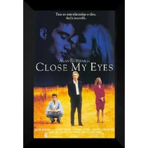  Close My Eyes 27x40 FRAMED Movie Poster   Style A 1991 