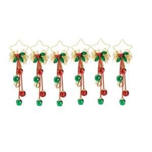  Christmas Bell Ornaments Set of 6: Home & Kitchen