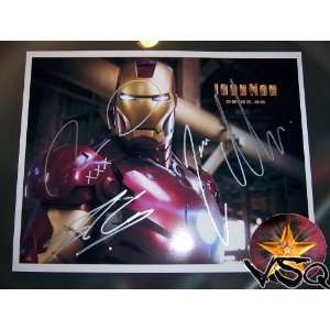   Downey Jr., Terrence Howard and Stan Lee! Autographed Collectible