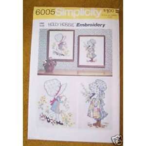   Holly Hobbie Embroidery Patterns, 6005: Arts, Crafts & Sewing