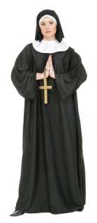 Adult Full Adult Plus Size Nun Costume   Religious Cost  