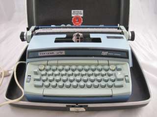   SMC Smith Corona Coronet Super 12 Electric Automatic Typewriter Blue