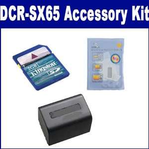  Sony DCR SX65 Camcorder Accessory Kit includes ZELCKSG 