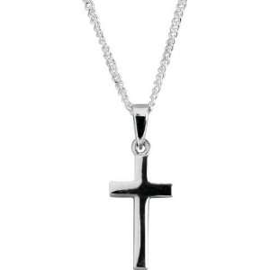   Christening or New Baby Gift   Sterling Silver Cross Necklace Baby