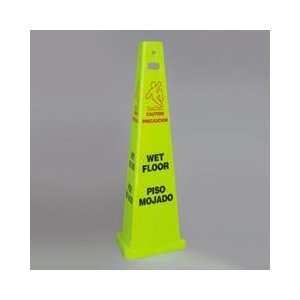  Caution Wet Floor Safety Sign, Tri vu Three sided 