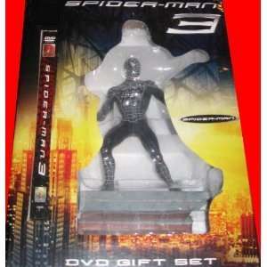 Exclusive 10 Dark Spiderman Figure w/ Spiderman 3 DVD Gift Set  Toys 