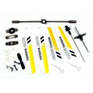  10xSyma S107 Helicopter Quick wear Parts Set W/Gear Yellow 