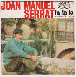 EUROVISION 1968   JOAN MANUEL SERRAT EP PORTUGAL  