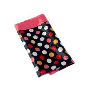   Small Square Silk Scarf with Polka Dot Pattern: Patio, Lawn & Garden