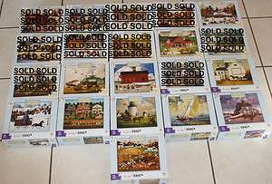 Large Lot 60 CHARLES WYSOCKI Puzzles YOU CHOOSE from LOT **see 