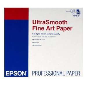  Epson UltraSmooth Fine Art Paper, 24 x 30, 500g/m2, White 