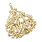 Showman Jewels 14k Yellow Gold #1 Sister Family Love Charm Pendant New 