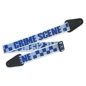  Crime Scene Nylon Guitar Strap: Musical Instruments