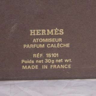 Vintage Hermes Caleche 1 oz perfume parfum bottle  