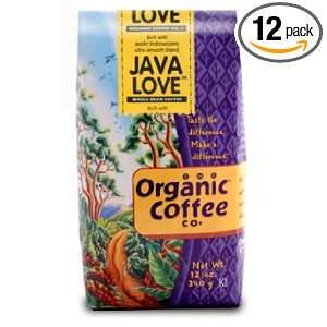 The Organic Coffee Java Love, 2 Ounce Frac Packs (Pack of 12)  