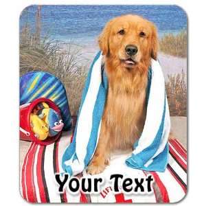  Golden Retriever Personalized Mouse Pad: Electronics